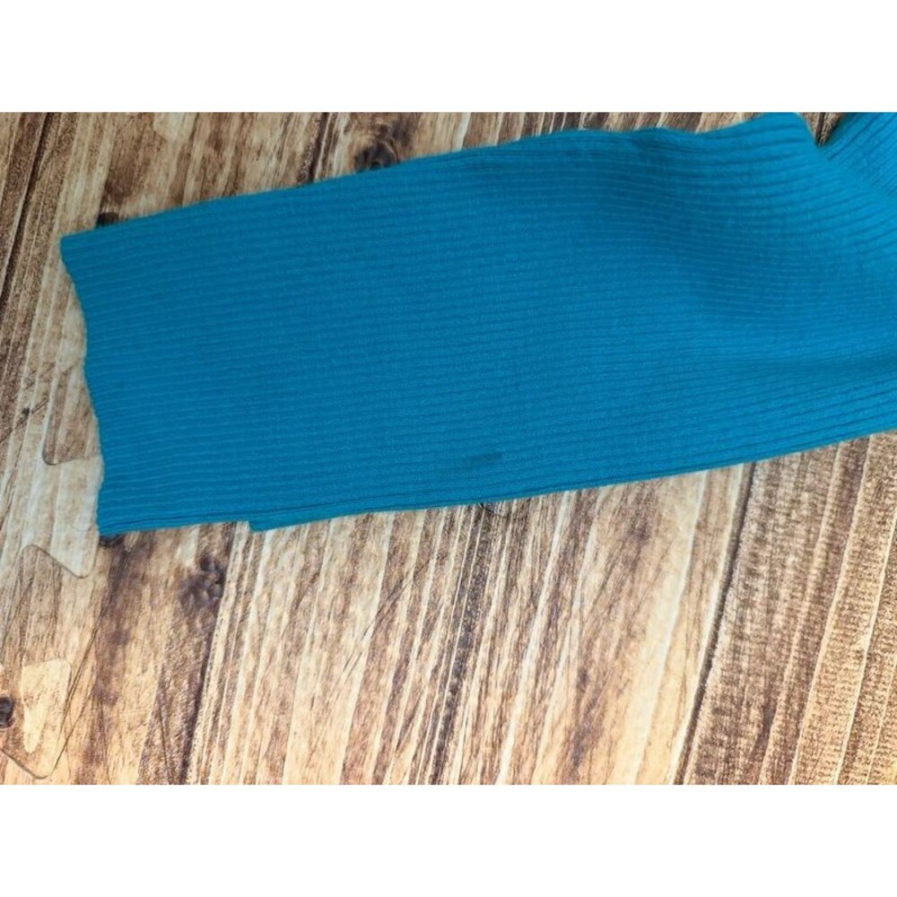Teal Ribbed Knit Top - Picture 7 of 7
